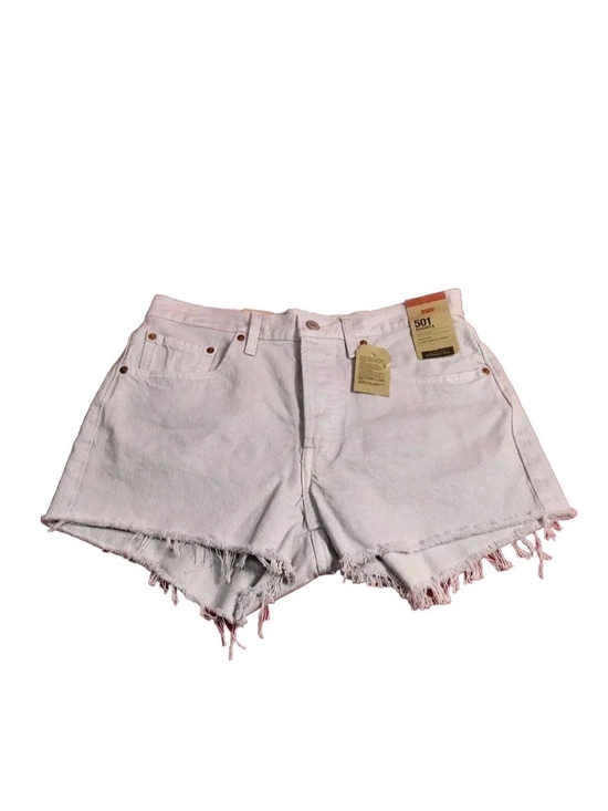 Levi's Pants - Levi's 501 Women's Shorts Size 30 Lilac High Rise Denim Cutoff Button Fly NWT 34